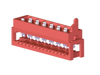 1.27X2.54mm (.050) IDC Type Male Connector 04-26Pin tyco 215083